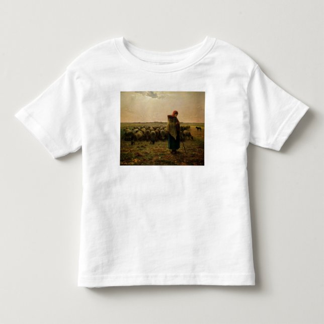 Shepherdes med hennes Flock, 1863 T Shirt (Framsida)