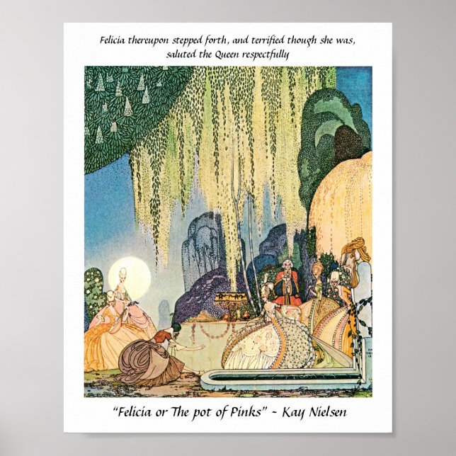 Shepherdes möte med drottning Kay Nielsen Poster (Framsidan)