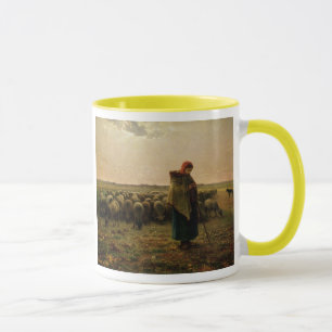 Shepherdess med henne flock, 1863 mugg