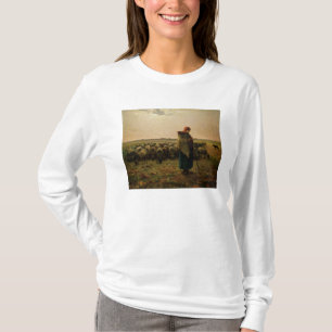 Shepherdess med henne flock, 1863 t-shirt