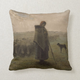Shepherdess och henne flock   1862-63 kudde