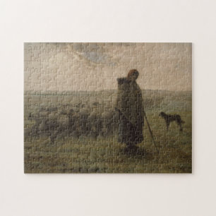 Shepherdess och henne flock   1862-63 pussel