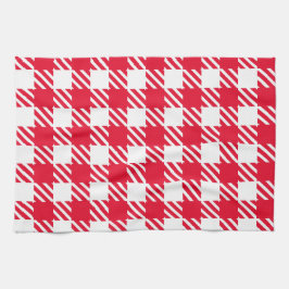 Shepherd's Check, rand, Customize, Change färg Kökshandduk