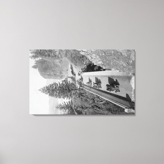 Shepherd's Dell on Columbia River Photograph 2 Canvastryck (Framsida)