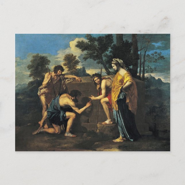 Shepherds i Arcadia (Et i ArcadiaEgo), Vykort (Framsida)
