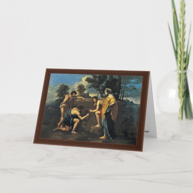 Shepherds i Arcadia (t in Arcadia Ego). Kort (Framsida)