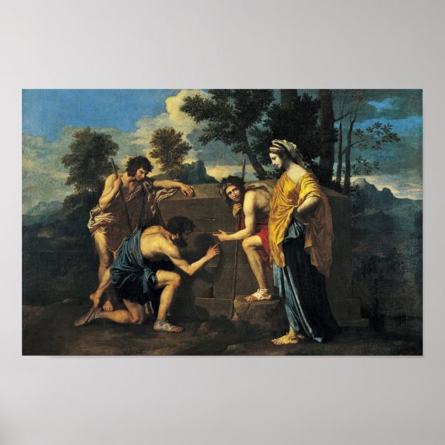 Shepherds i Arcadia (t in Arcadia Ego). Poster (Framsidan)