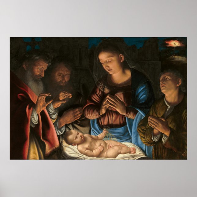 Shepherdsen - Giovanni Savoldo Fine Art Poster (Framsidan)