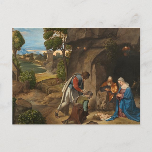 Shepherdsets anpassning till Giorgione Jul Helg Vykort (Framsida)