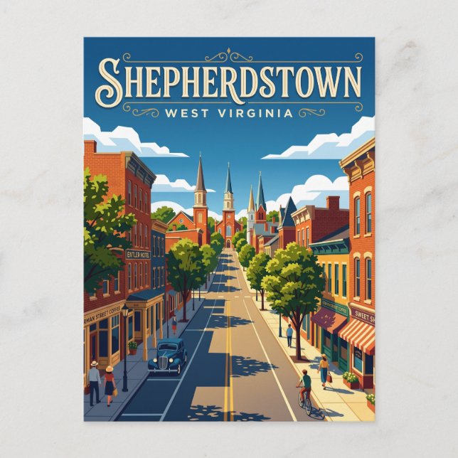 Shepherdstown USA Vykort (Framsida)