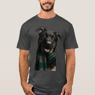 Sheprador med halsduk t shirt