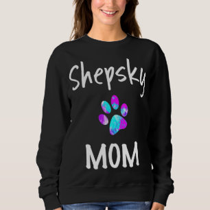 Shepsky Mamma German Shepherd Husky Mix Hundägare T Shirt