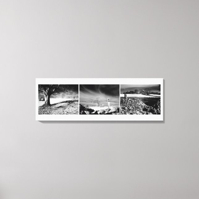 Shepton Mallet Triptych Panel. Canvastryck (Framsida)