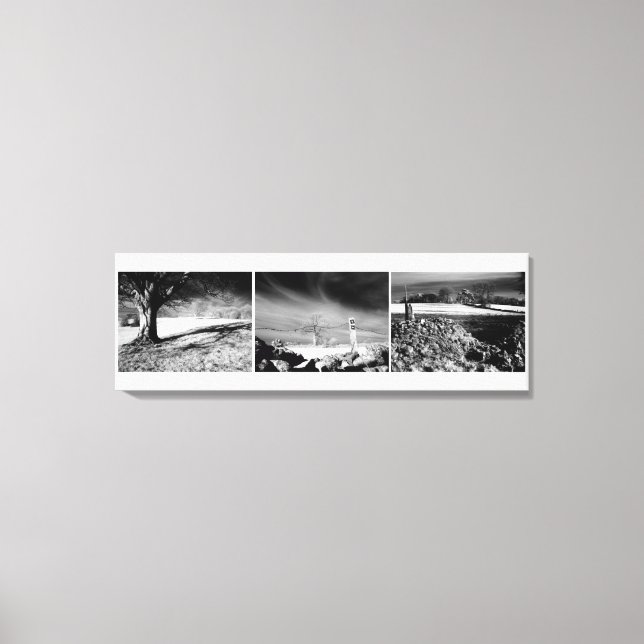 Shepton Mallet Triptych Panel. Canvastryck (Framsida)