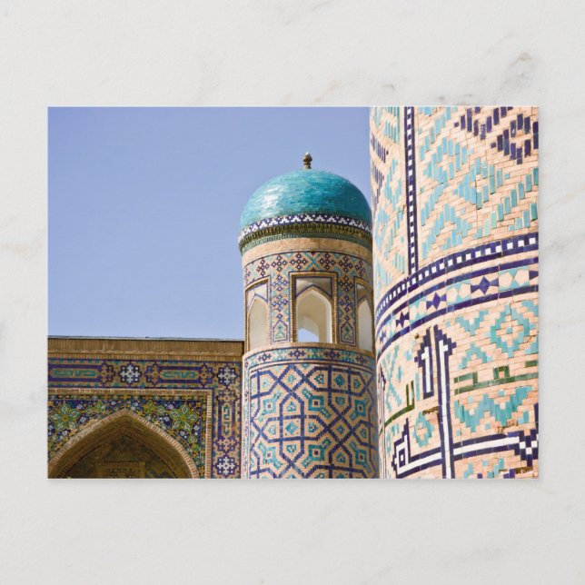 Sher-Dor Madrasah: Detalj Vykort (Framsida)