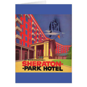 Sheraton Park Hotel på 1950-talet - Washington, DC Hälsningskort