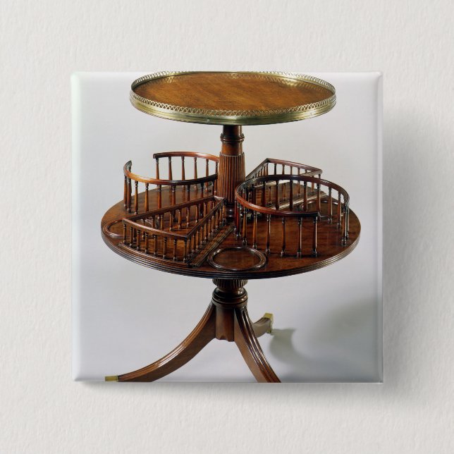 Sheraton två-tier dum servitör knapp (Framsida)