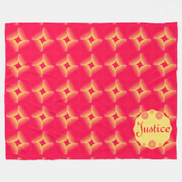 Sherbert blommor skräddarsy den kända filten fleecefilt