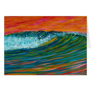 Sherbert Wave Hälsningskort