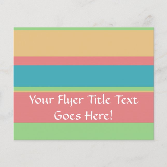 Sherbet Glass Strimmor Flygblad (Framsidan)