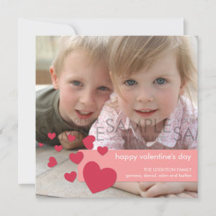 Sherbet Hearts Konfetti :: Fotohälsning Julkort