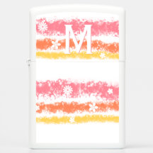 Sherbet Rand Monogrammed Zippo Lighter