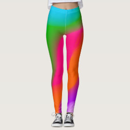 Sherbet Watercolor leggings