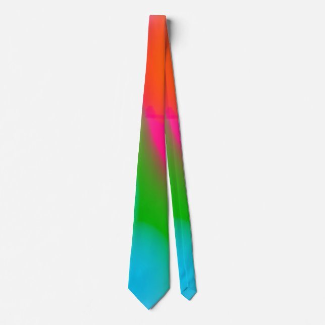 Sherbet Watercolor necktie Slips (Framsida)