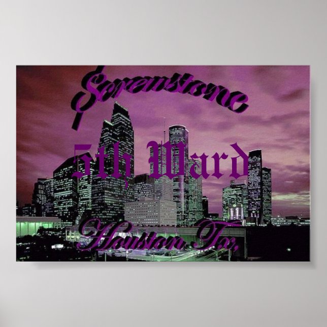SherdStone 5th Ward Houston,Tx Poster (Framsidan)