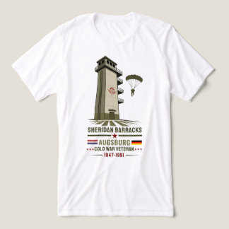 Sheridan Barracks Augsburg Airborne Veteran T Shirt