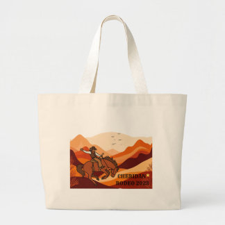 Sheridan Rodeo 2025 – Western Tote Bag Jumbo Tygkasse