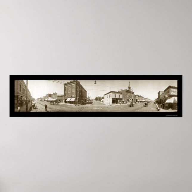 Sheridan Wyoming Photo 1909 Poster (Framsidan)