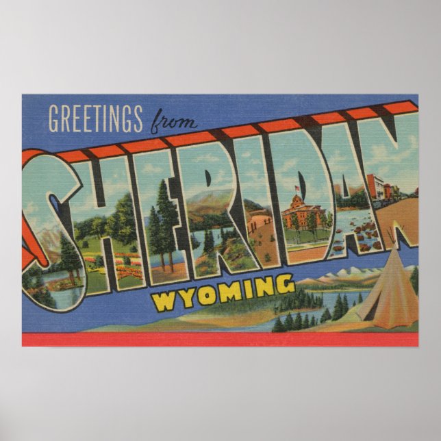 Sheridan, Wyoming - Stora Brev Scenes Poster (Framsidan)