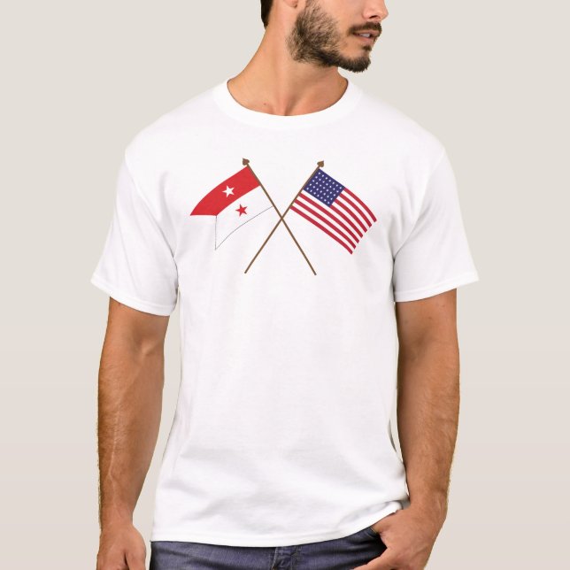 Sheridans Guidon - flagga för inbördeskrig 35-Star Tröja (Framsida)