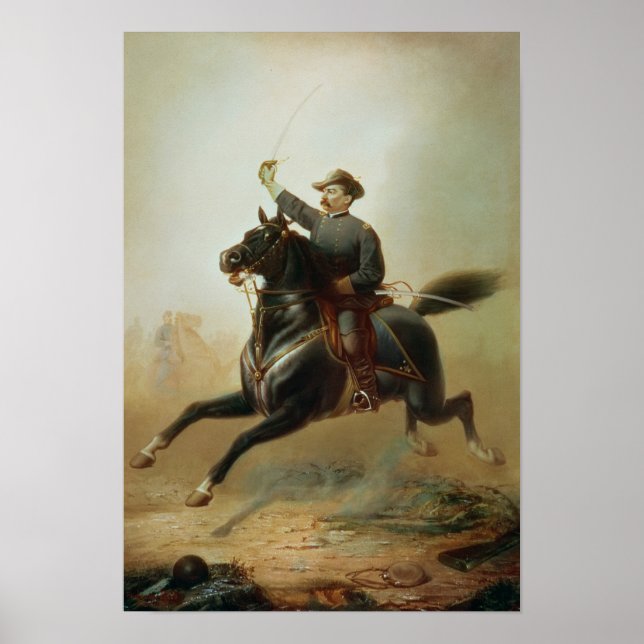 Sheridan's Ride, 1871 Poster (Framsidan)