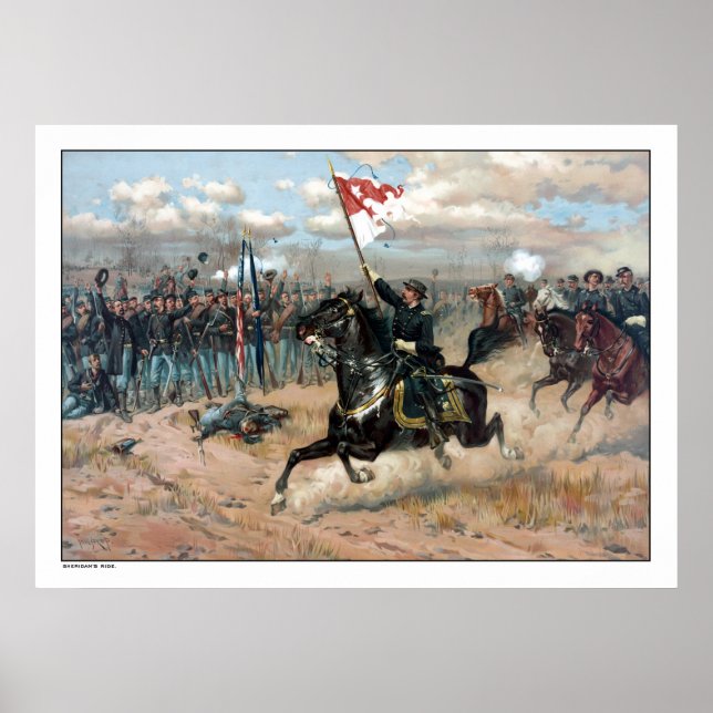 Sheridan's Ride - Civil Krig Poster (Framsidan)