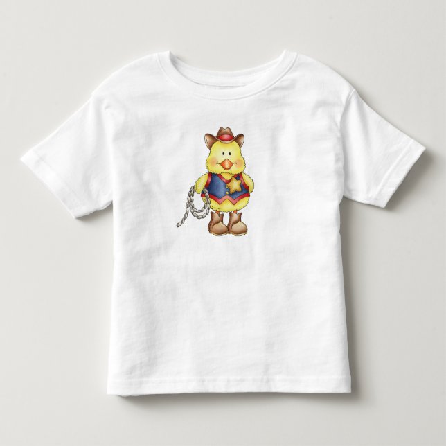 sheriff Anka Baby Romper T Shirt (Framsida)