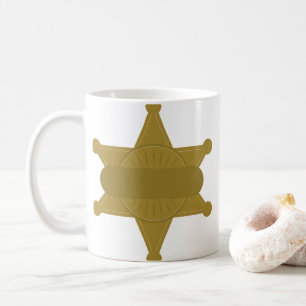 Sheriff Badge Kaffemugg