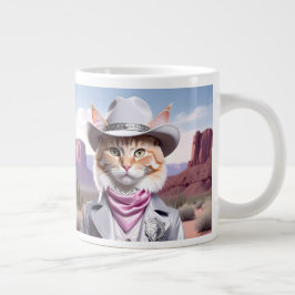 sheriff Cat Jumbo Mugg