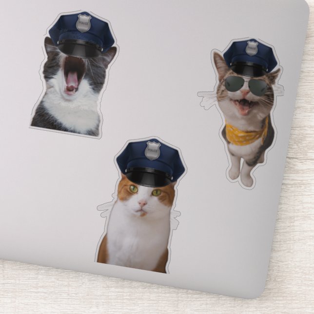 sheriff Cat Klistermärken (Detalj)