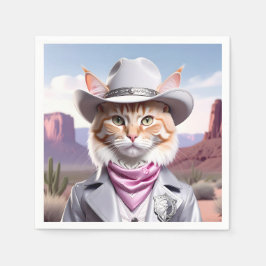 sheriff Cat Pappersservett