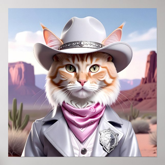 sheriff Cat Poster (Framsidan)