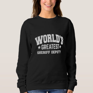 Sheriff Deputy Världens Bästa 2:a Dekor Tema   T Shirt