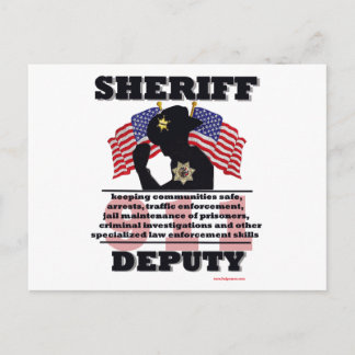 Sheriff_Deputy Vykort