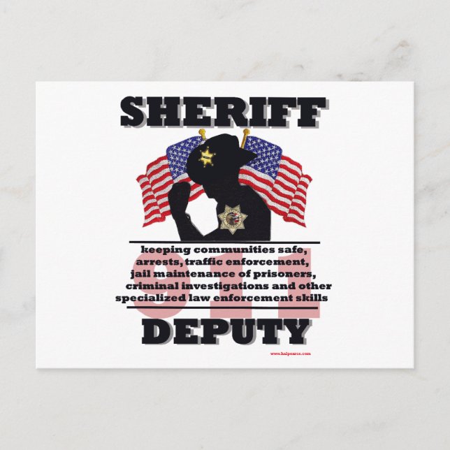 Sheriff_Deputy Vykort (Framsida)