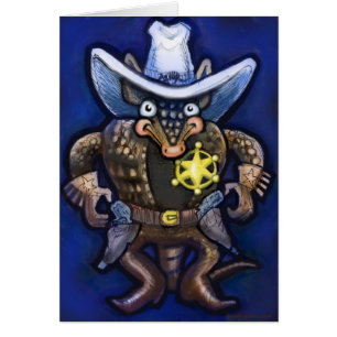 sheriff Dillo Hälsningskort
