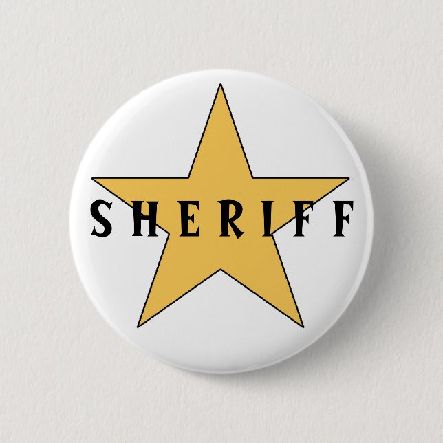 Sheriff emblem knapp (Framsida)