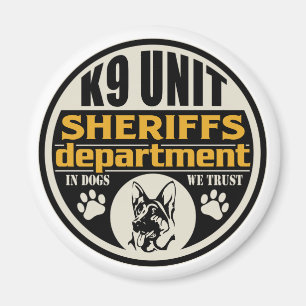 Sheriff för enhet K9 avdelning Magnet