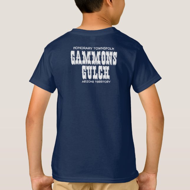 Sheriff Gammons Gulch Arizona Western Town T Shirt (Baksida)