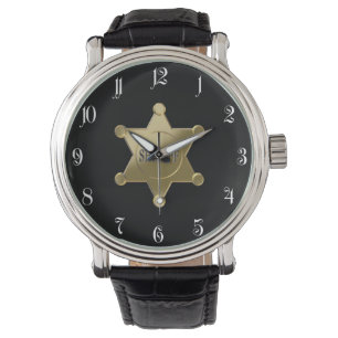 sheriff Golden star Armbandsur